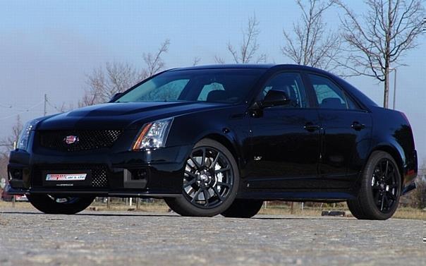 Geiger-München hat die schon serienmäßig schnellste V8 Limosine der Welt, den Cadillac CTS-V, noch schneller gemacht. Foto: Geiger/uto-reporter.net 